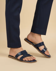 Meesh croc flats