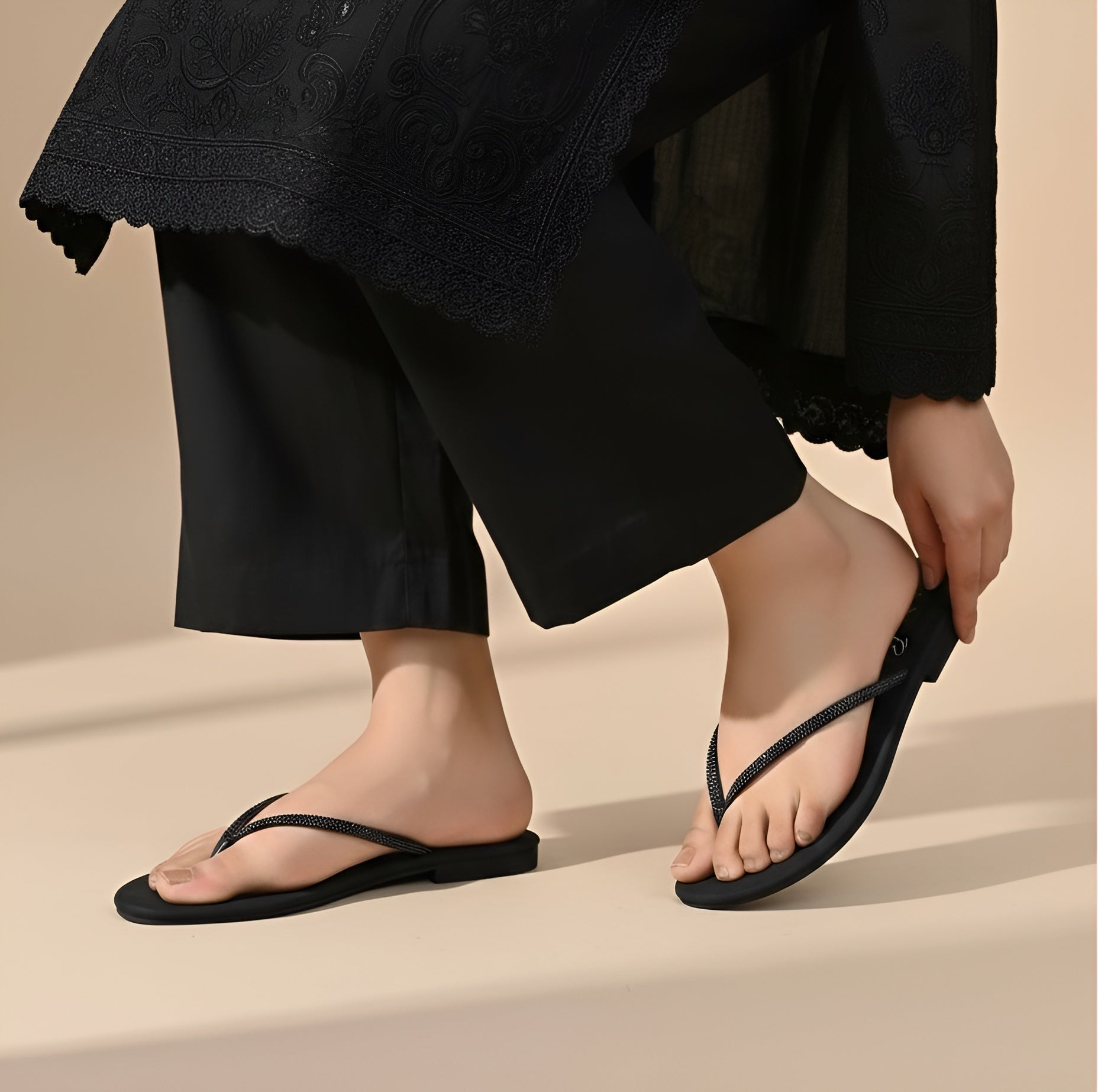 meesh flip flops