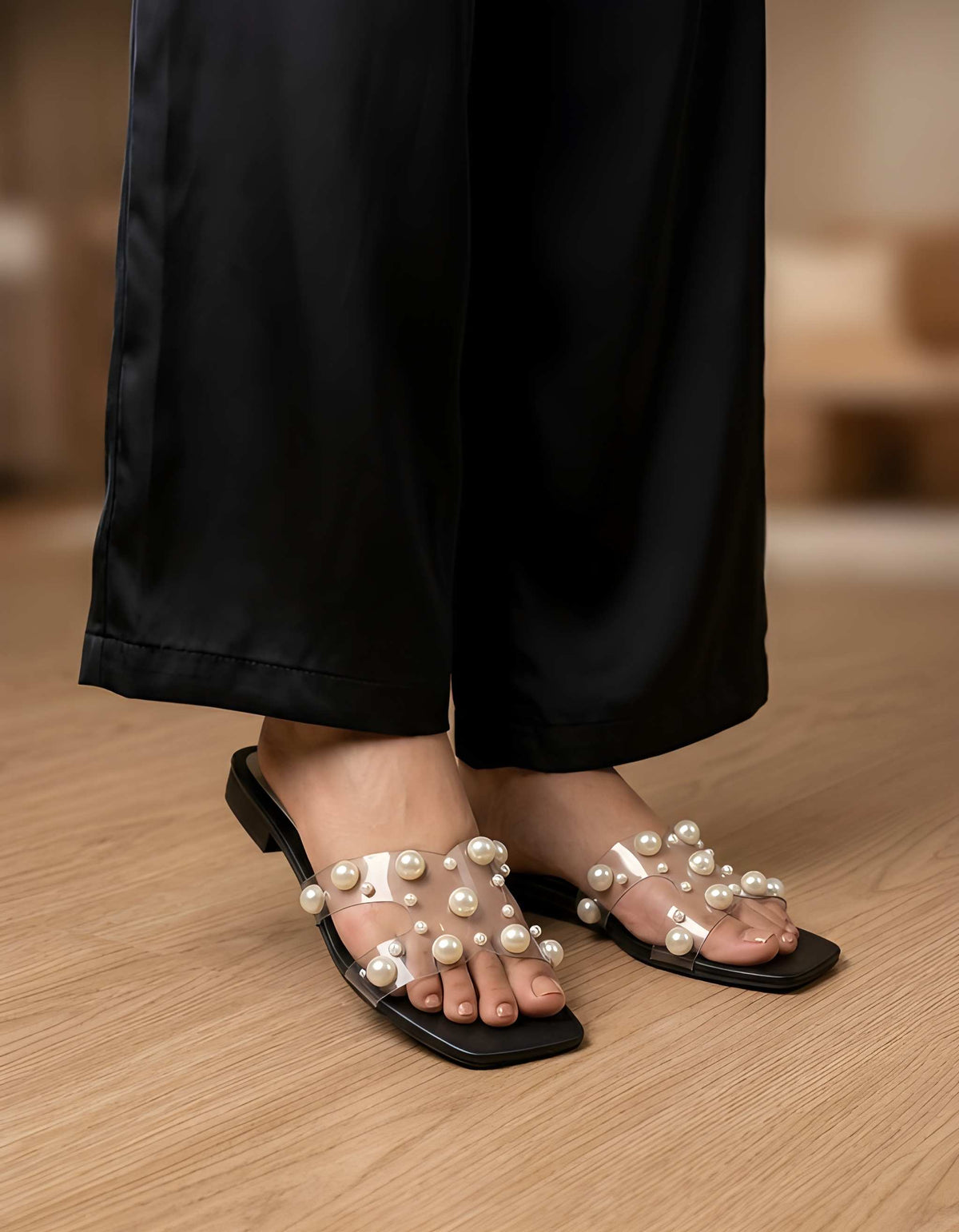 Meesh pearl flats